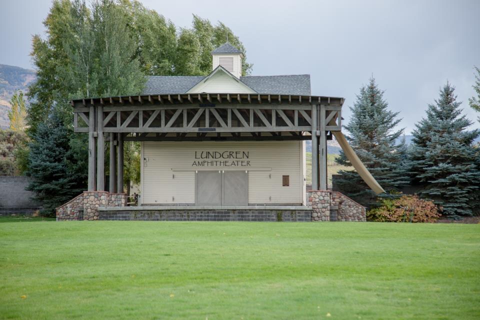 front of Lundgren Amphitheater