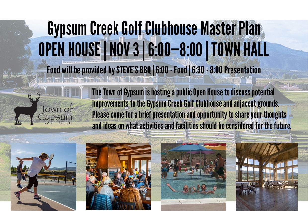 Golf Course Open House Flyer