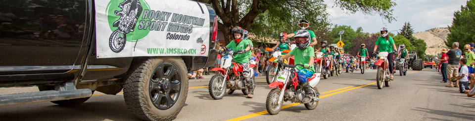 Gypsum Daze - Dirt Bike Club in Parade