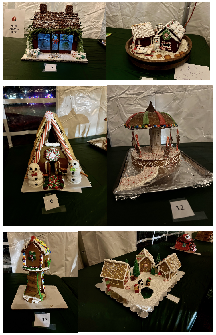 Various Gingerbread Entries in the Gypsum Gingerbread Contes