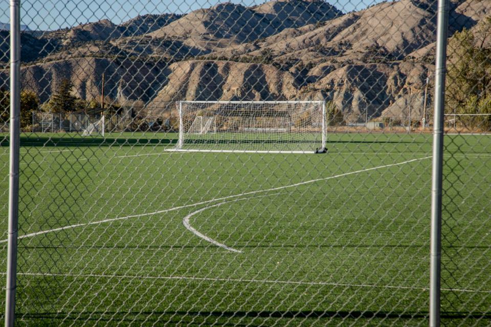 Gypsum Sports Complex soccer field and goals